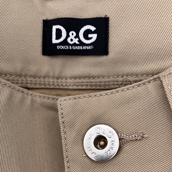 NEW D&G KHAKI BOOTCUT TROUSER - Picture 6 of 14